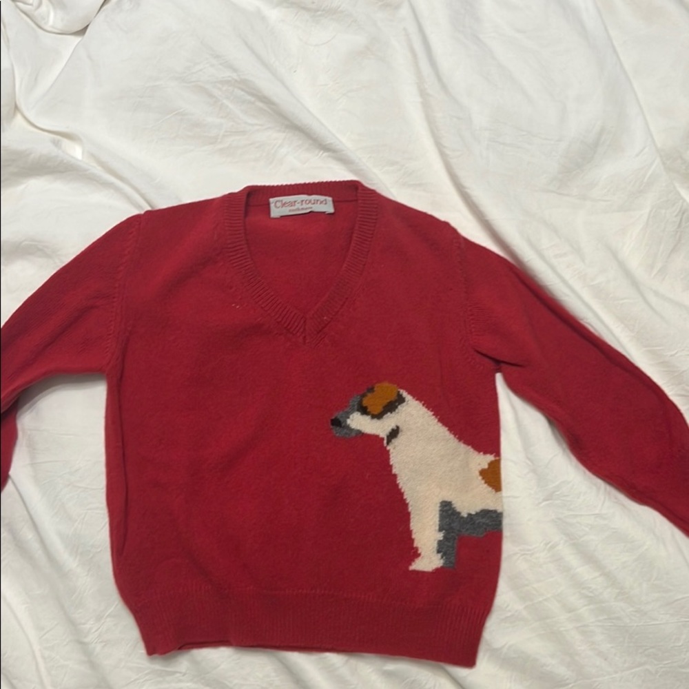 Cashmere dog sweater